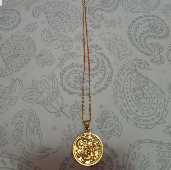 24k handmade gold filled necklace. - Picture 1 of 4